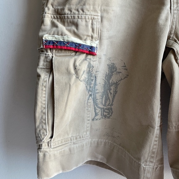 Polo Shorts with Elephant Printed On Size 30 - Picture 2 of 8